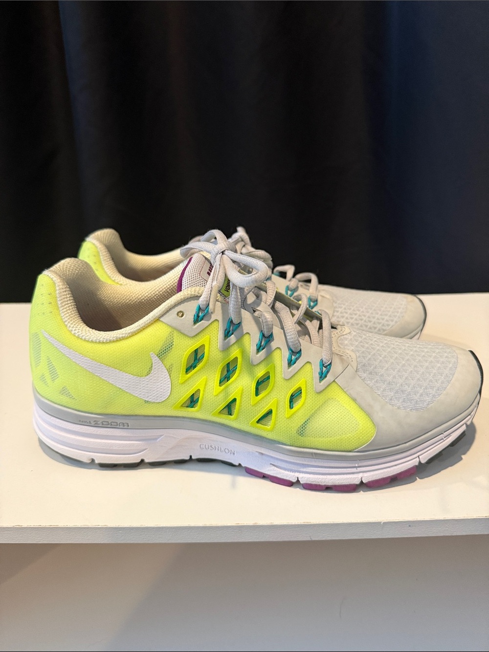 Nike Women’s Neon Yellow & Light Gray Training Sneakers